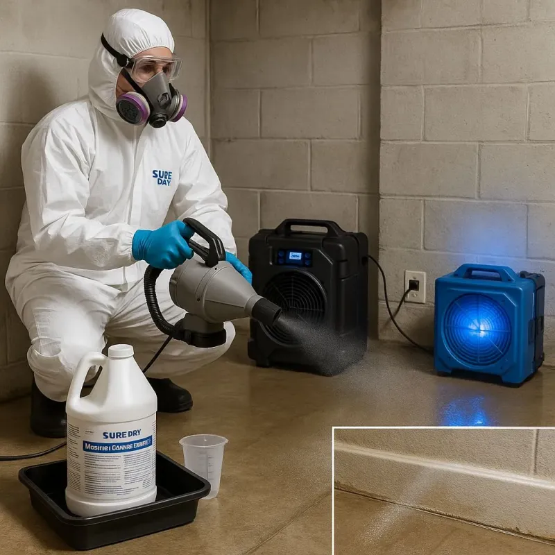Sanitization and Odor Removal process in Oakwood, OH