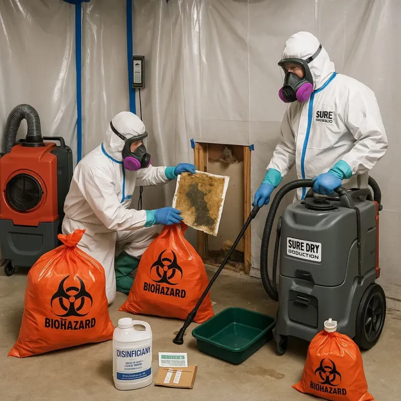 Contaminated Water Handling Protocols process in Oakwood, OH