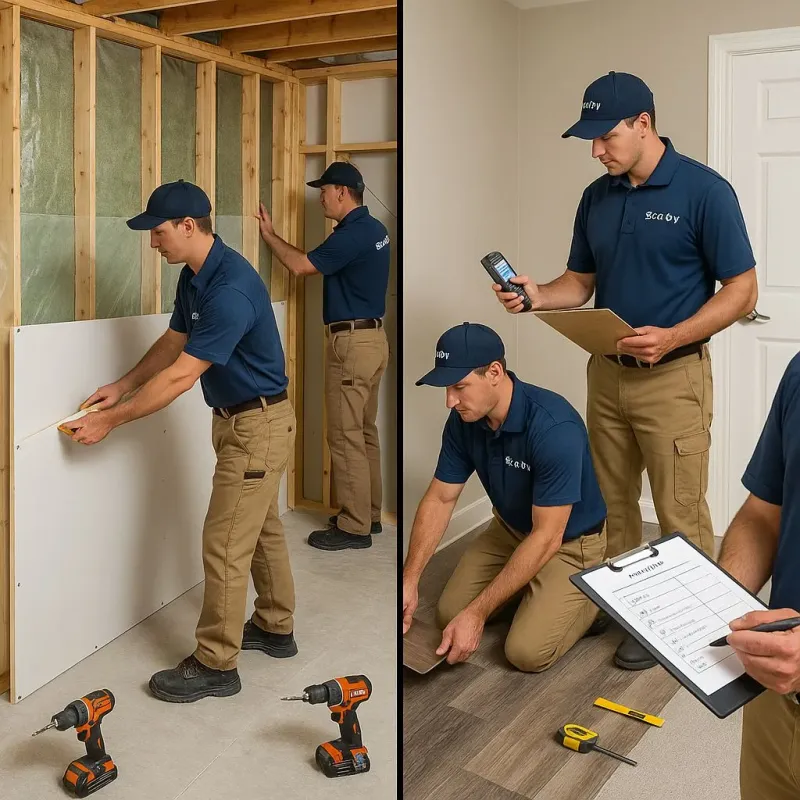 Repairs and Reconstruction process in Oakwood, OH